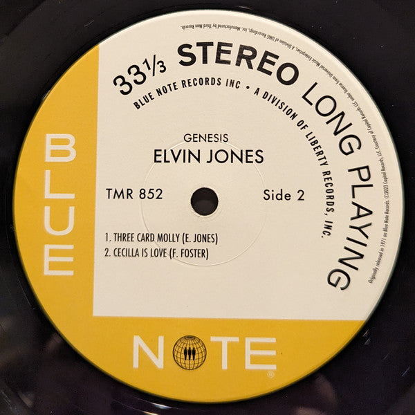 Elvin Jones : Genesis (LP,Album,Reissue,Remastered,Stereo)