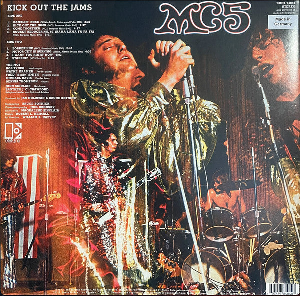 MC5 : Kick Out The Jams (LP,Limited Edition,Reissue,Stereo)