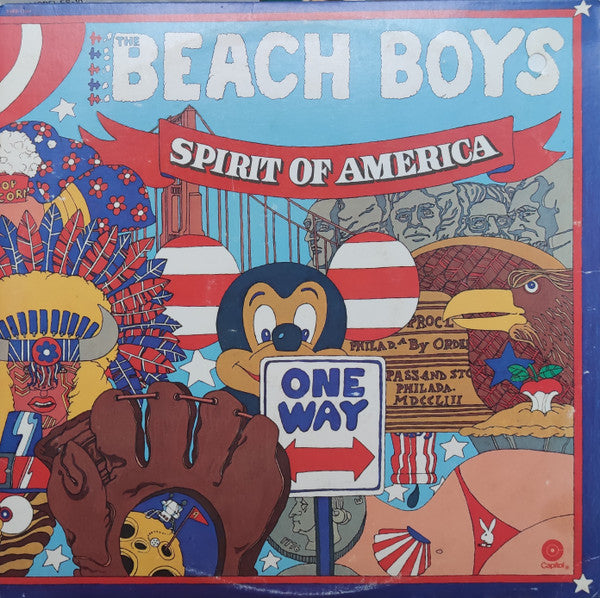 Beach Boys, The : Spirit Of America (LP,Compilation,Stereo)