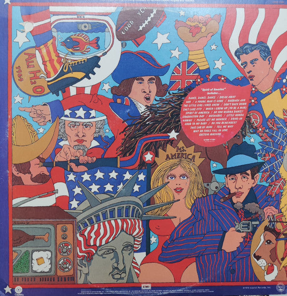 Beach Boys, The : Spirit Of America (LP,Compilation,Stereo)