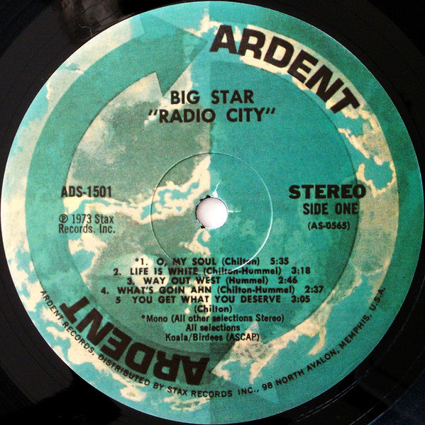 Big Star : Radio City (LP,Album,Reissue,Remastered,Repress)