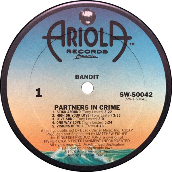 Bandit (15) : Partners In Crime (LP,Album)