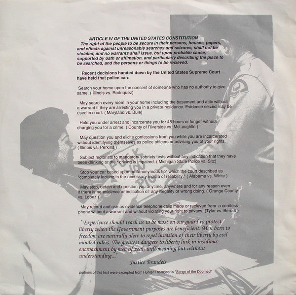 Christ On A Crutch : Crime Pays When Pigs Die (LP,Album)