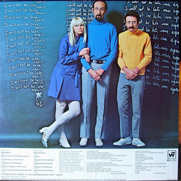 Peter, Paul & Mary : Late Again (LP,Album)
