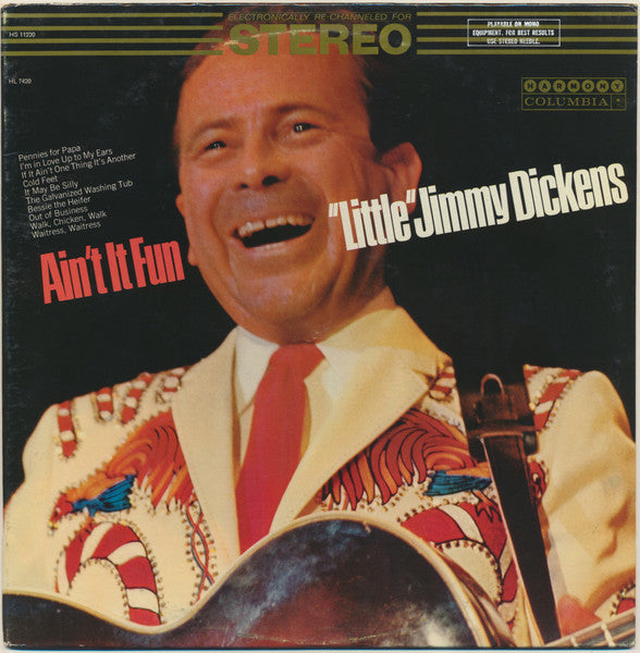 Little Jimmy Dickens : Ain't It Fun (LP,Album,Stereo)