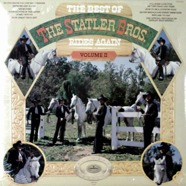 Statler Brothers, The : The Best Of The Statler Bros. Rides Again Volume II (LP,Compilation)