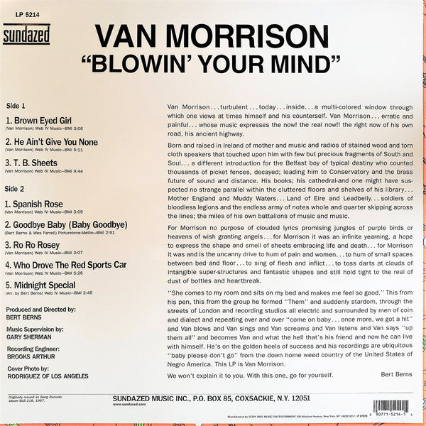 Van Morrison : Blowin' Your Mind! (LP,Album,Reissue)