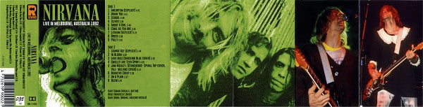 Nirvana : Live In Melbourne, Australia  1992 (Album,Numbered,Unofficial Release)
