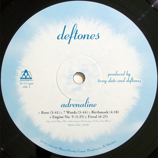 Deftones : Adrenaline (LP,Album,Reissue)