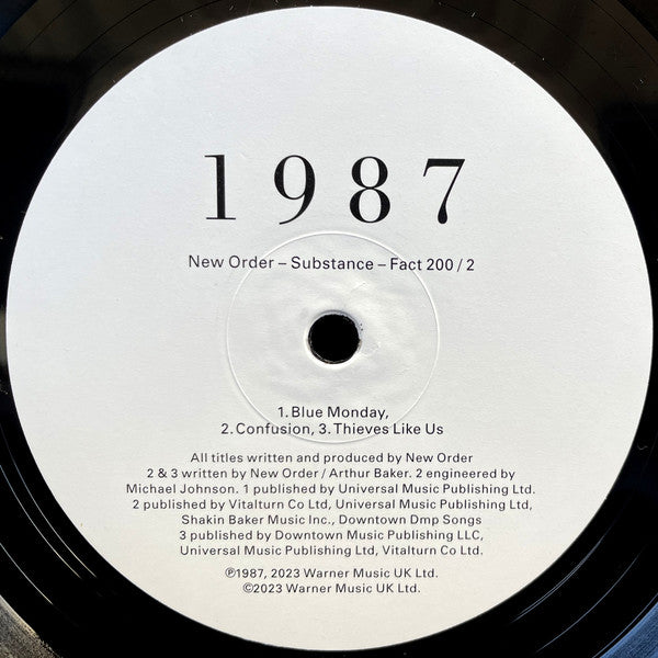 New Order : Substance (LP,Compilation,Reissue,Remastered)