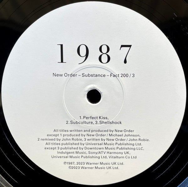 New Order : Substance (LP,Compilation,Reissue,Remastered)