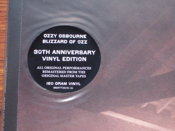 Ozzy Osbourne : Blizzard Of Ozz (LP,Album,Reissue,Remastered,Stereo)