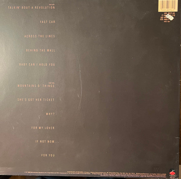 Tracy Chapman : Tracy Chapman (LP,Album)