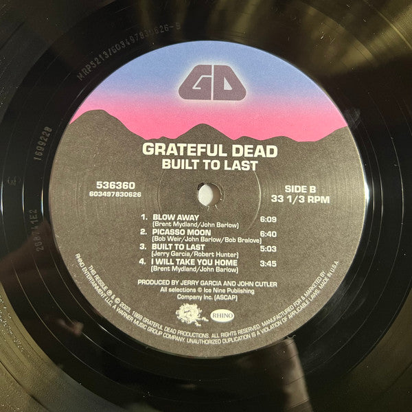 Grateful Dead, The : Built To Last (LP,Album,Reissue,Stereo)