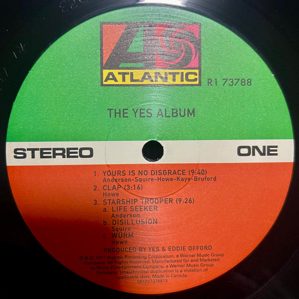 Yes : The Yes Album (LP,Album,Reissue,Remastered)