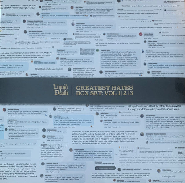 Liquid Death : Greatest Hates Box Set: Vol 1 | 2 | 3 (LP,Album)
