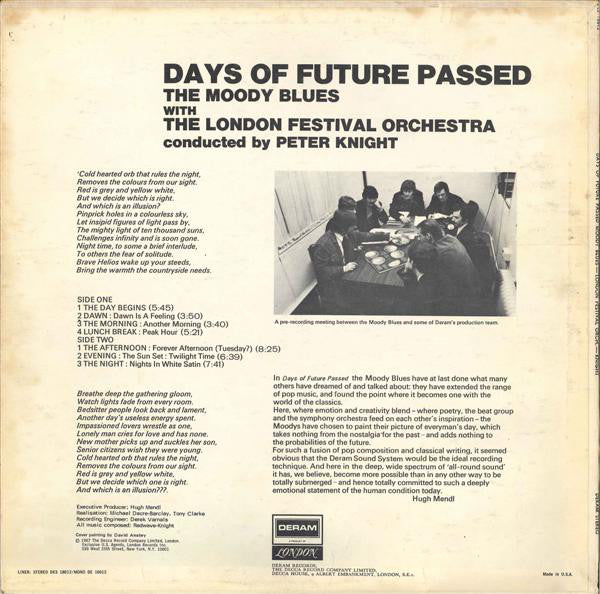 Moody Blues, The : Days Of Future Passed (LP,Album,Repress,Stereo)