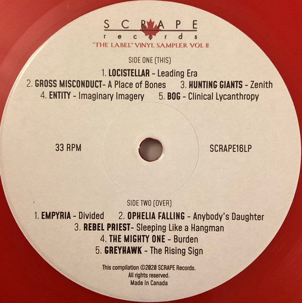 Various :  "The Label" Vinyl Sampler Vol. II (LP,Album,Compilation,Limited Edition,Promo)
