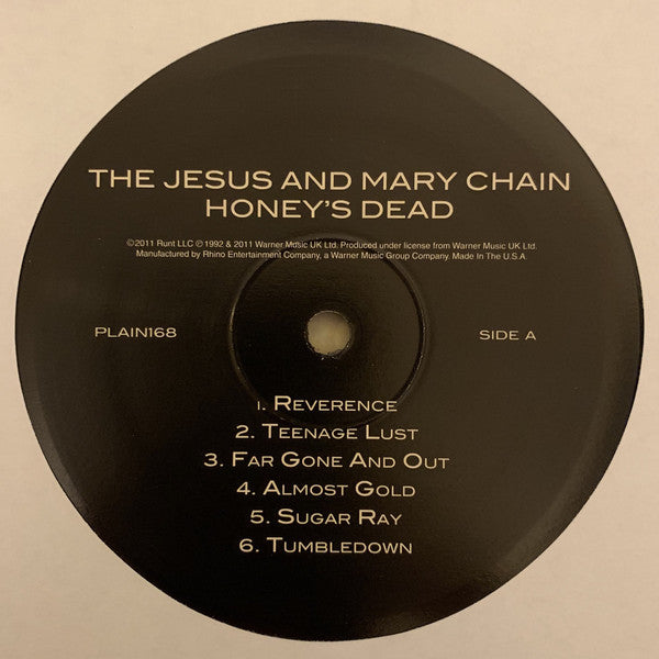 Jesus And Mary Chain, The : Honey's Dead (LP,Album,Reissue)