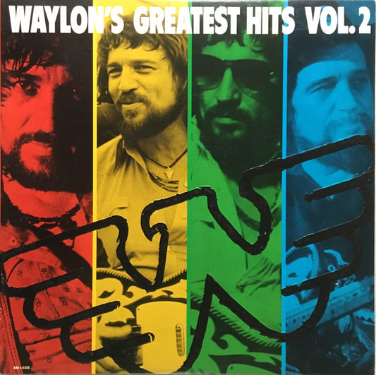 Waylon Jennings : Waylon's Greatest Hits Vol.2 (LP,Compilation)