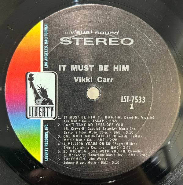 Vikki Carr : It Must Be Him (LP,Album,Stereo)