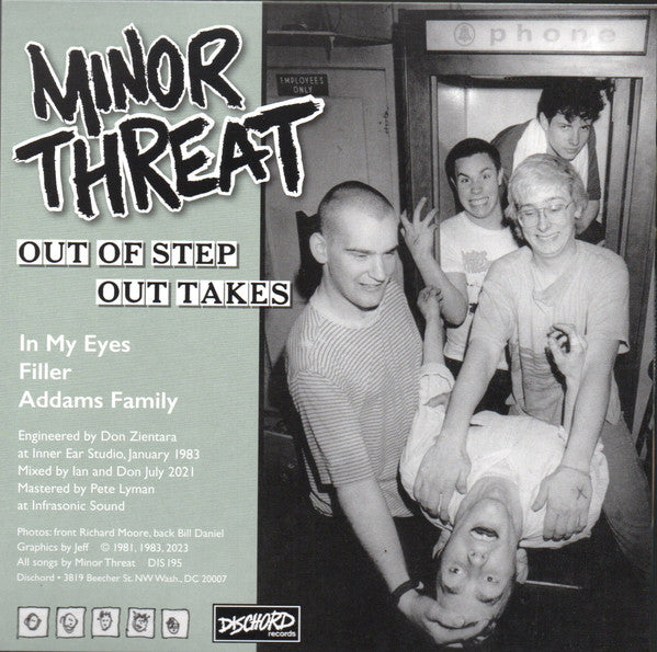 Minor Threat : Out Of Step Out Takes (7",33 ⅓ RPM,Special Cut)