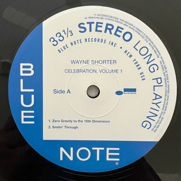 Wayne Shorter : Celebration Volume 1 (LP,Stereo)