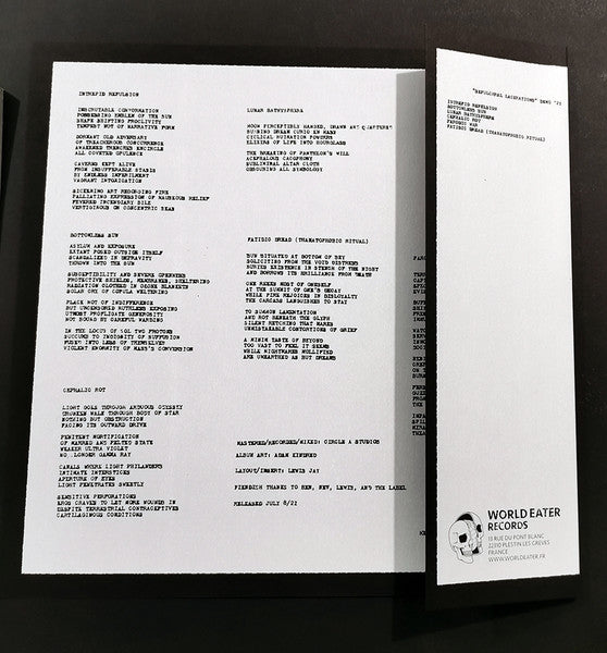 Hedonist (11) : Sepulchral Lacerations (12",33 ⅓ RPM,Single Sided)