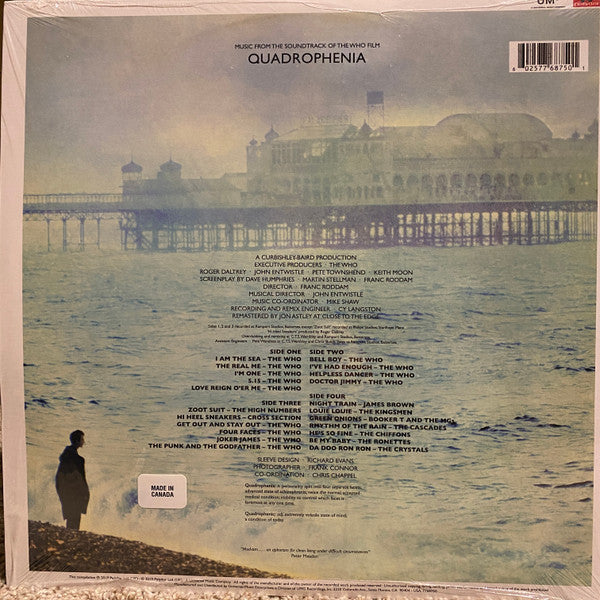 Various : Quadrophenia (Music From The Soundtrack Of The Who Film) (LP,Compilation,Reissue)