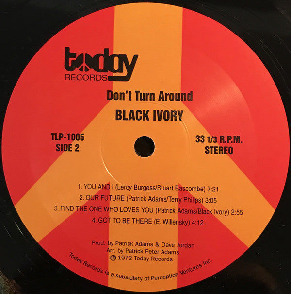 Black Ivory : Don't Turn Around (LP,Album,Reissue)