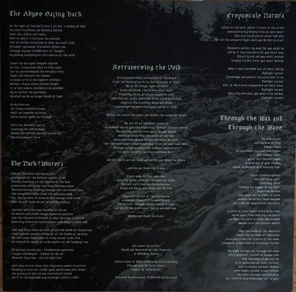 Uada : Crepuscule Natura (LP,Album,Limited Edition)