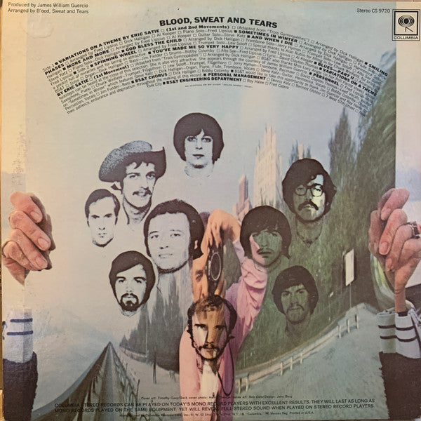 Blood, Sweat And Tears : Blood, Sweat And Tears (LP,Album,Stereo)
