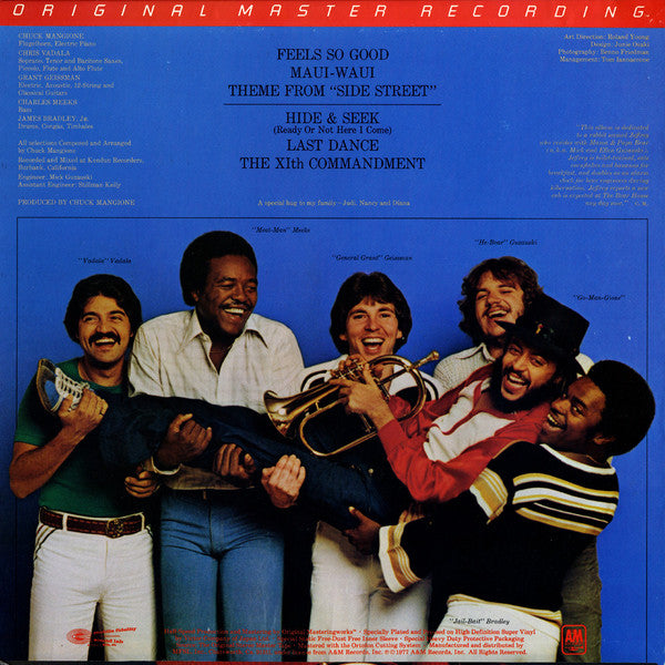 Chuck Mangione : Feels So Good (LP,Album,Reissue,Remastered)