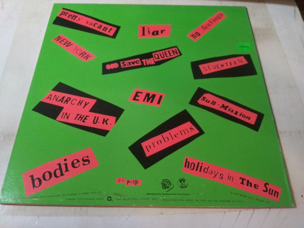 Sex Pistols : Never Mind The Bollocks Here's The Sex Pistols (LP,Album)