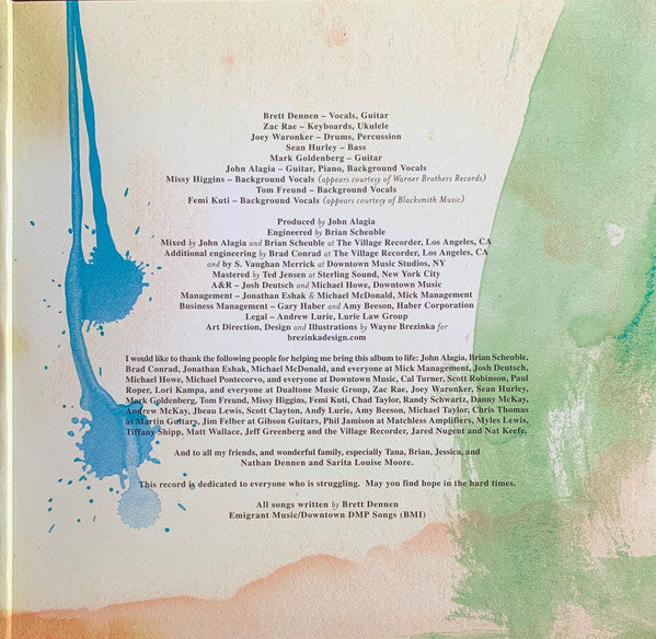 Brett Dennen : Hope For The Hopeless (LP,Album)