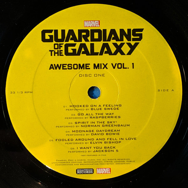 Various : Guardians Of The Galaxy (LP,Compilation,Reissue)