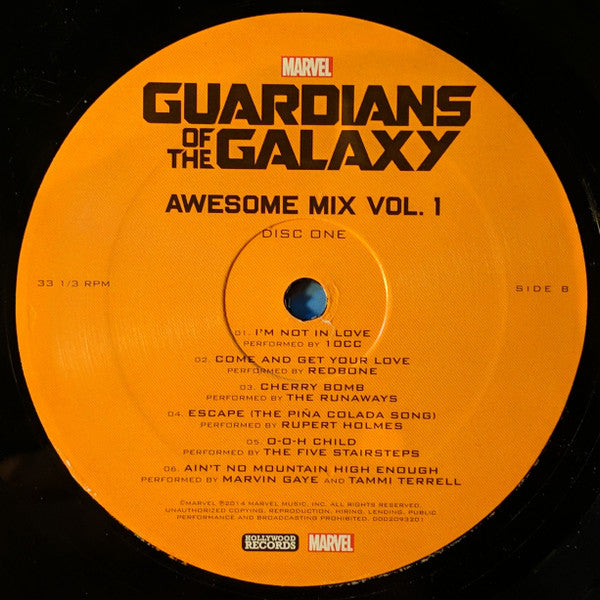 Various : Guardians Of The Galaxy (LP,Compilation,Reissue)