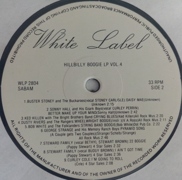 Various : Boppin' Hillbilly Vol. 4 (LP,Compilation)
