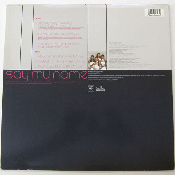 Destiny's Child : Say My Name (12",33 ⅓ RPM,Single,Stereo)