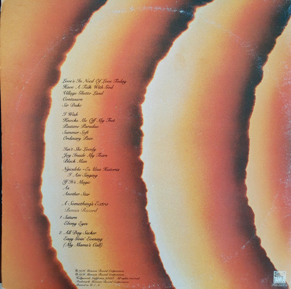 Stevie Wonder : Songs In The Key Of Life (LP)