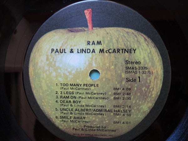 Paul & Linda McCartney : Ram (LP,Album)