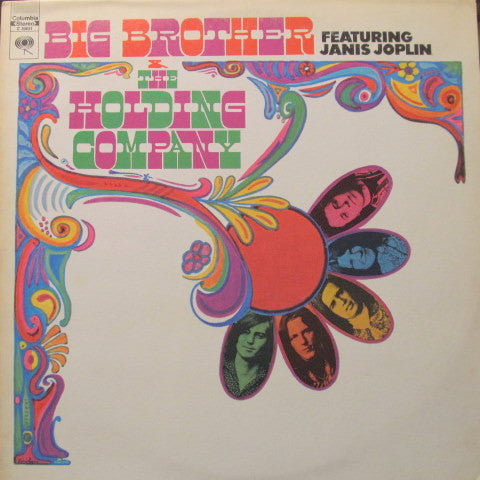 Big Brother & The Holding Company featuring Janis Joplin : Big Brother & The Holding Company (LP,Album,Reissue)