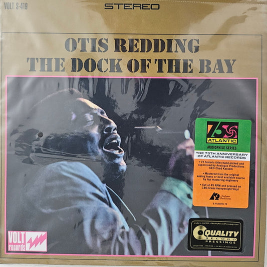 Otis Redding : The Dock Of The Bay (12",45 RPM,Album,Limited Edition,Numbered,Reissue,Remastered,Stereo)