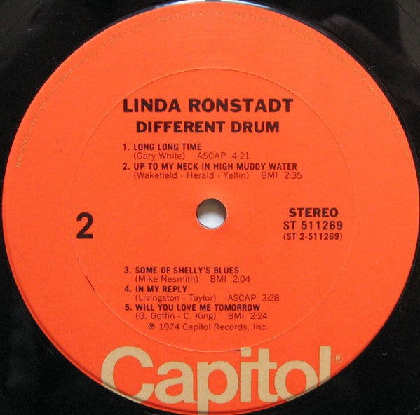 Linda Ronstadt : Different Drum (LP,Compilation,Club Edition)