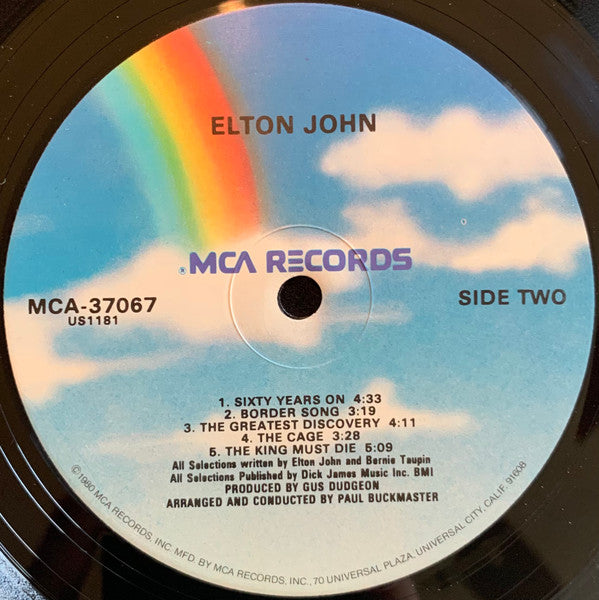 Elton John : Elton John (LP,Album,Reissue)
