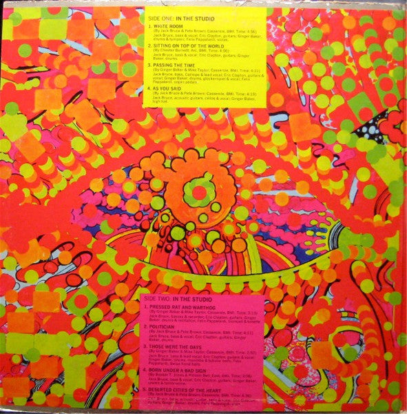 Cream (2) : Wheels Of Fire (LP,Album,Stereo)
