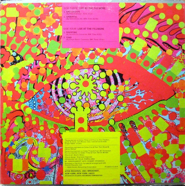 Cream (2) : Wheels Of Fire (LP,Album,Stereo)
