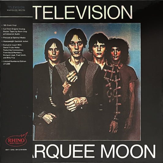 Television : Marquee Moon (LP,Album,Limited Edition,Numbered,Reissue)