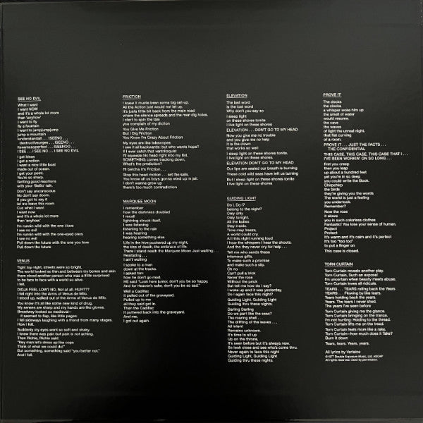 Television : Marquee Moon (LP,Album,Limited Edition,Numbered,Reissue)