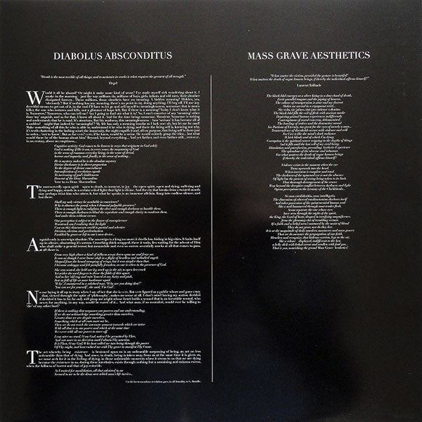 Deathspell Omega : Diabolus Absconditus / Mass Grave Aesthetics (LP,Compilation)